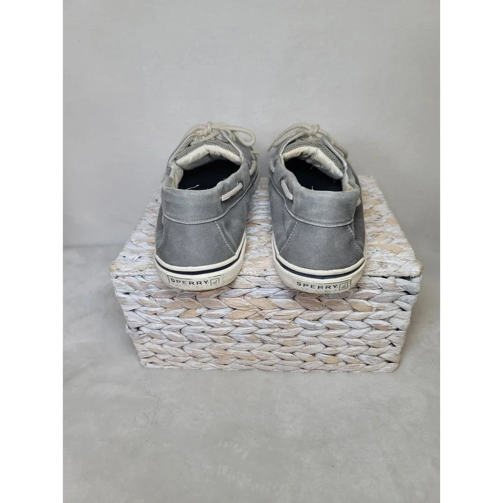 Sperry Top Sider Nautical Coastal Loafers Mens Boat Shoes Preppy‎ Gray Size 12